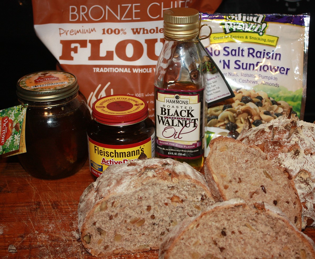 Honey Whole Wheat with Seeds and Nuts Recipe The Fresh Loaf