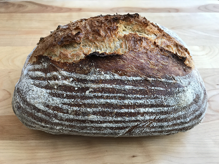 First Loaf in New Clay Baker. The Fresh Loaf