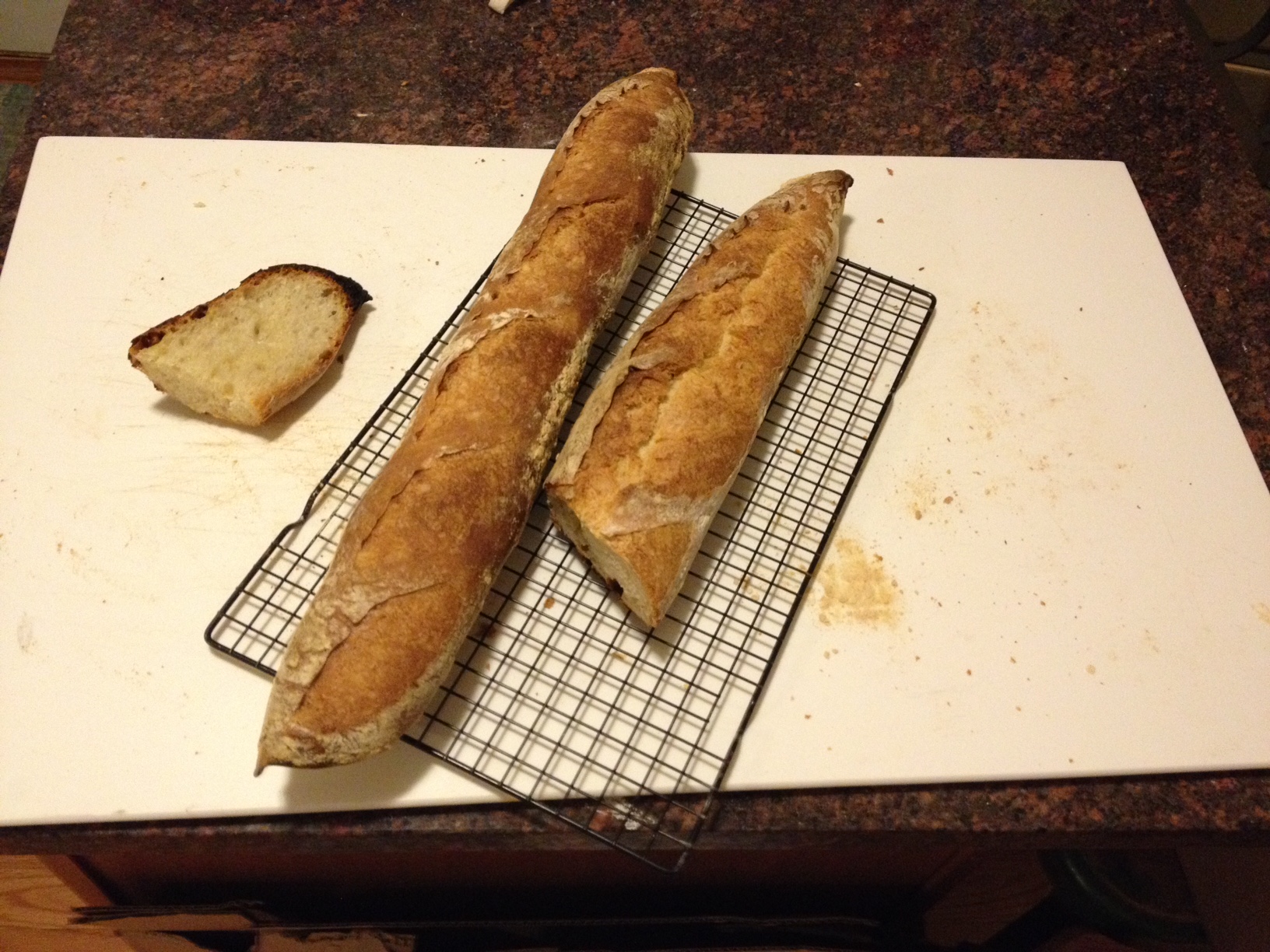 Pate Fermentee Baguettes from BBA The Fresh Loaf