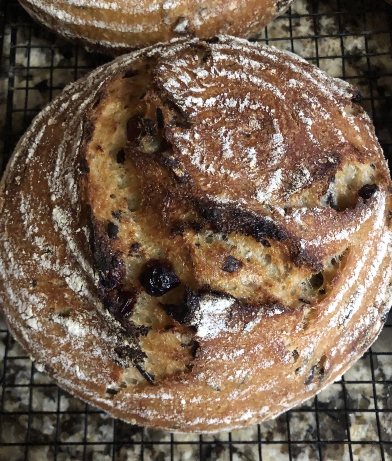 Wild Rice Sourdough with Cranberries The Fresh Loaf
