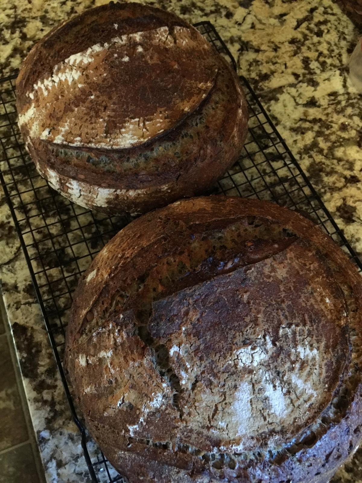 Sprouted Buckwheat Groats and Seeds Sourdough The Fresh Loaf
