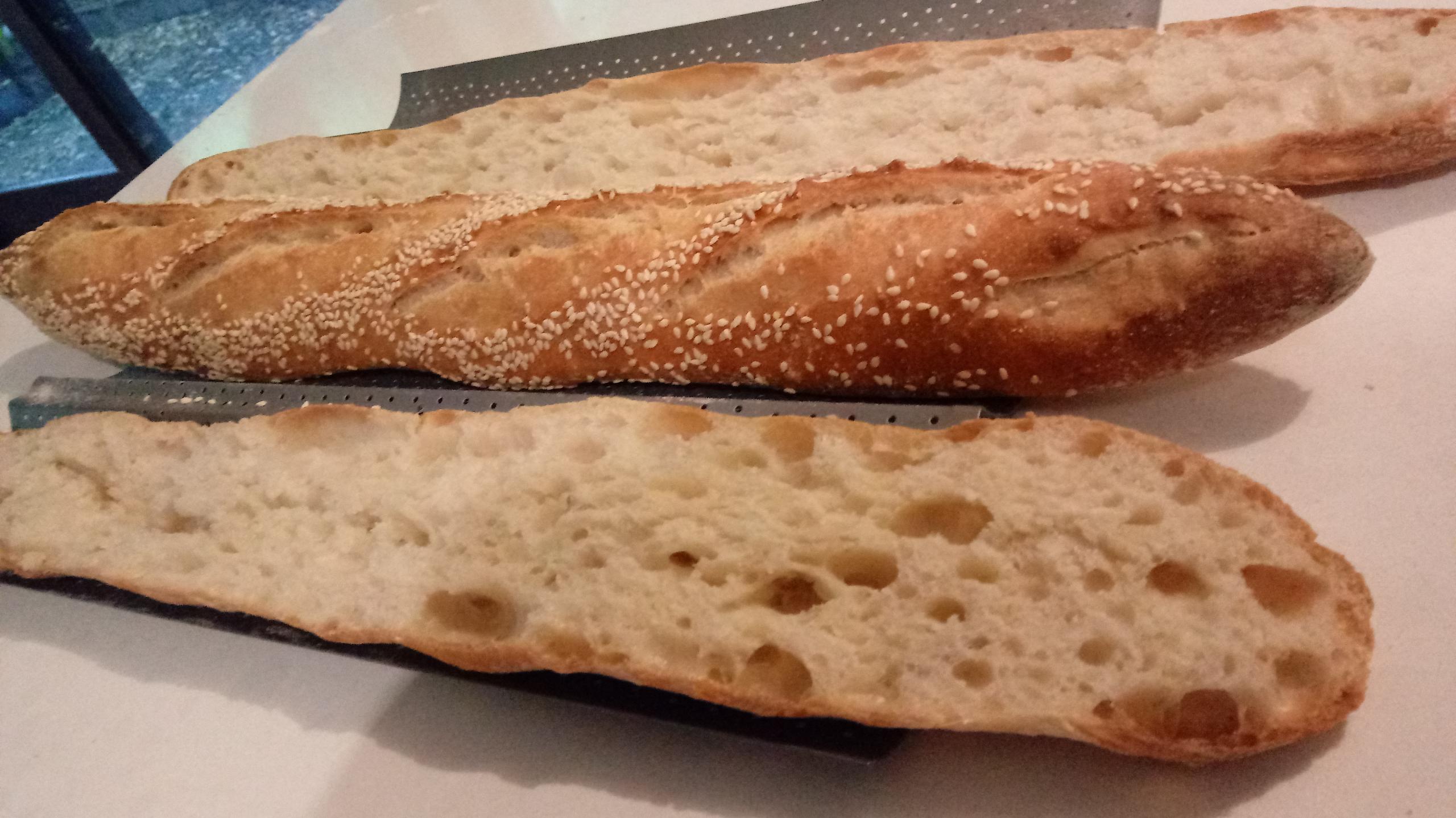 Sesame baguette (first attempt) | The Fresh Loaf
