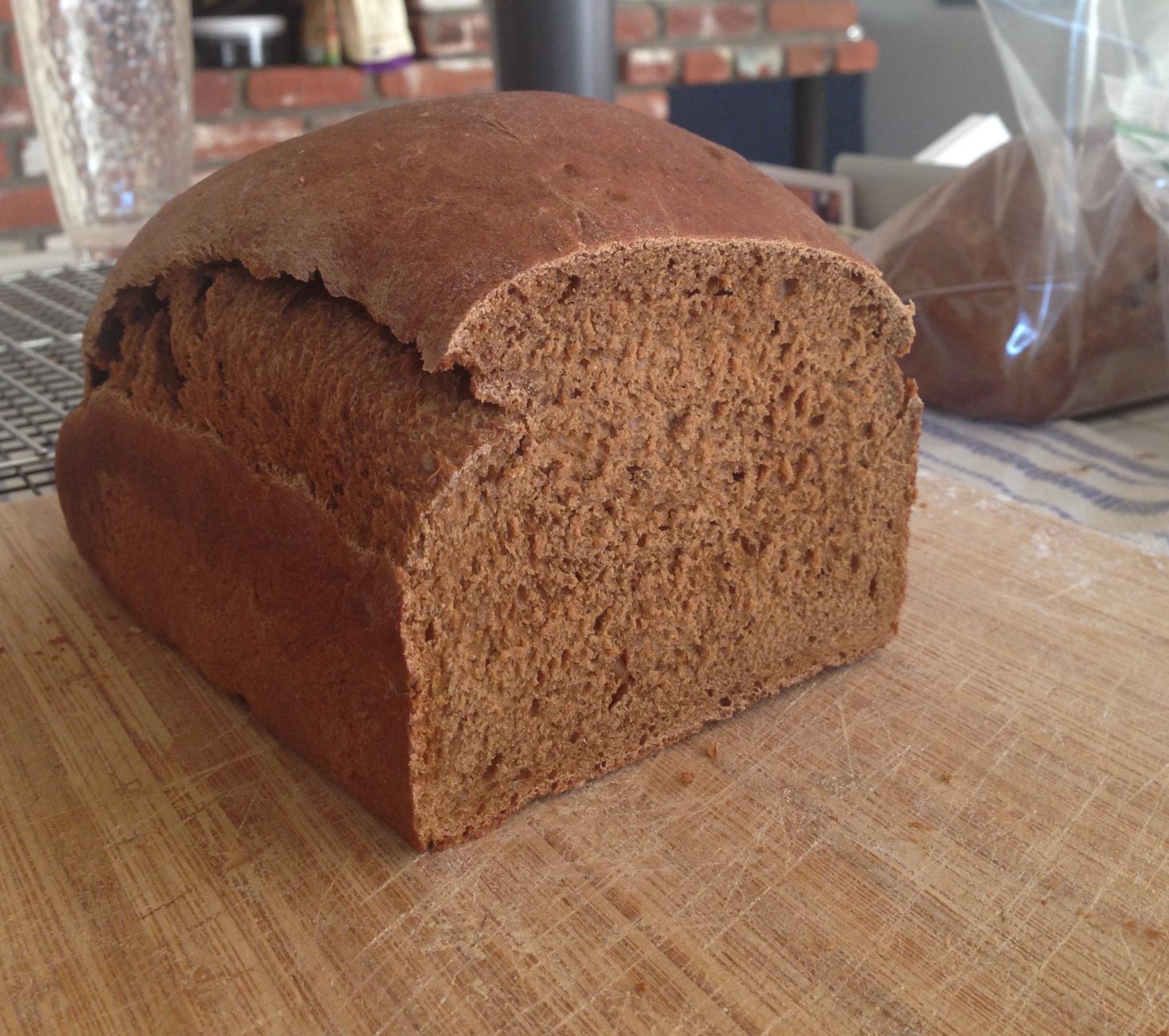 Dark Mildly Sweet Rye Bread Old Recipe The Fresh Loaf