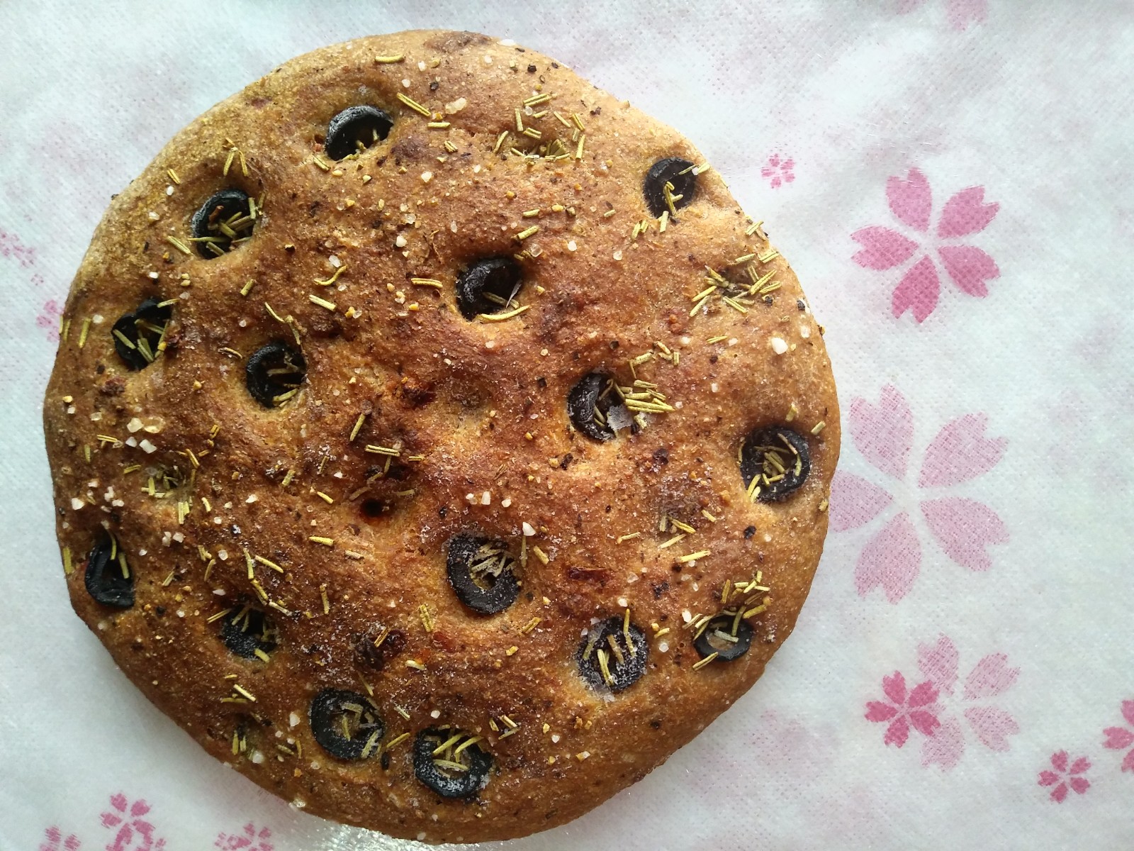 Sundried Tomato Olive Focaccia + 100 Kamut Sourdough 50 Sprouted