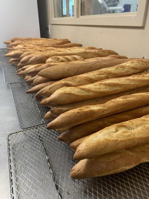 Got some nice baguettes today with my changes i made