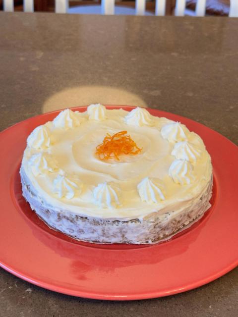 Tropical Carrot Cake - Test Bake