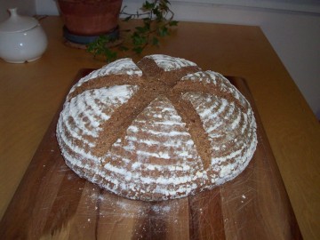 Barley, Cory, and Rye Boule