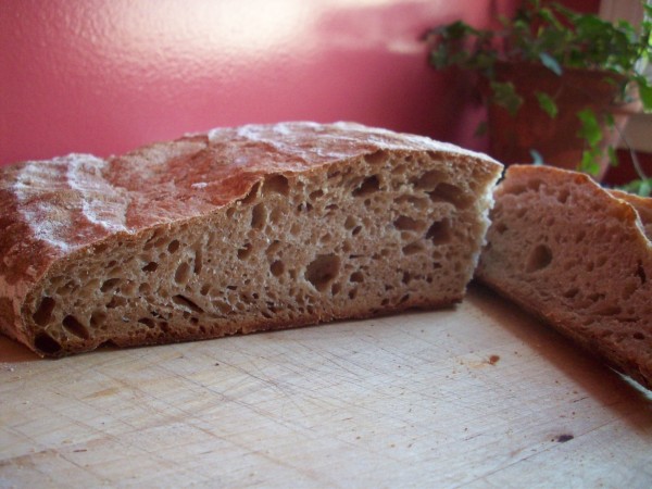 80% Whole Wheat Ciabatta