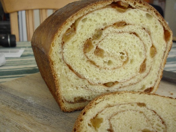 SD challah cinnamon raisin bread