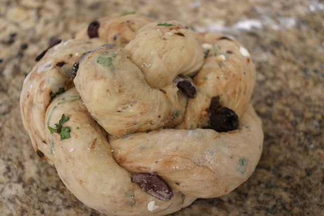 Kalamata Olive, Sun-dried tomato, and Feta Bread