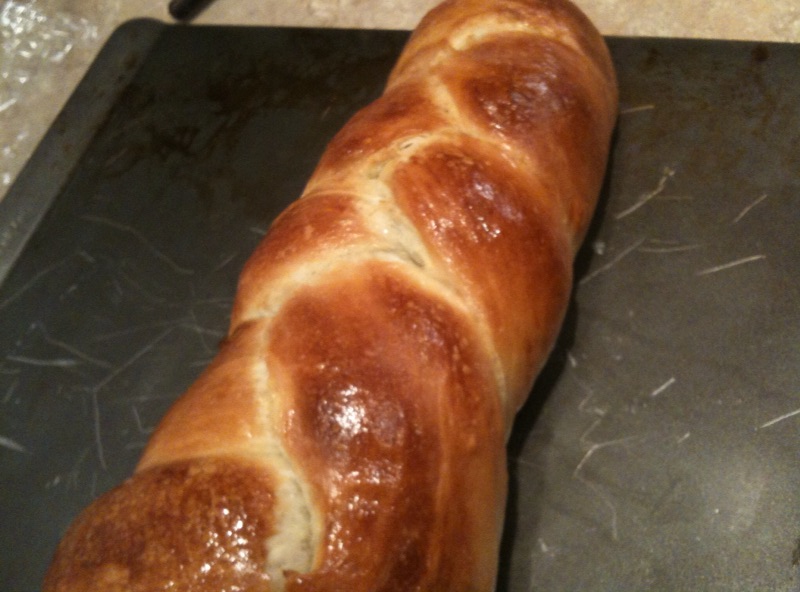 my first sourdough challah