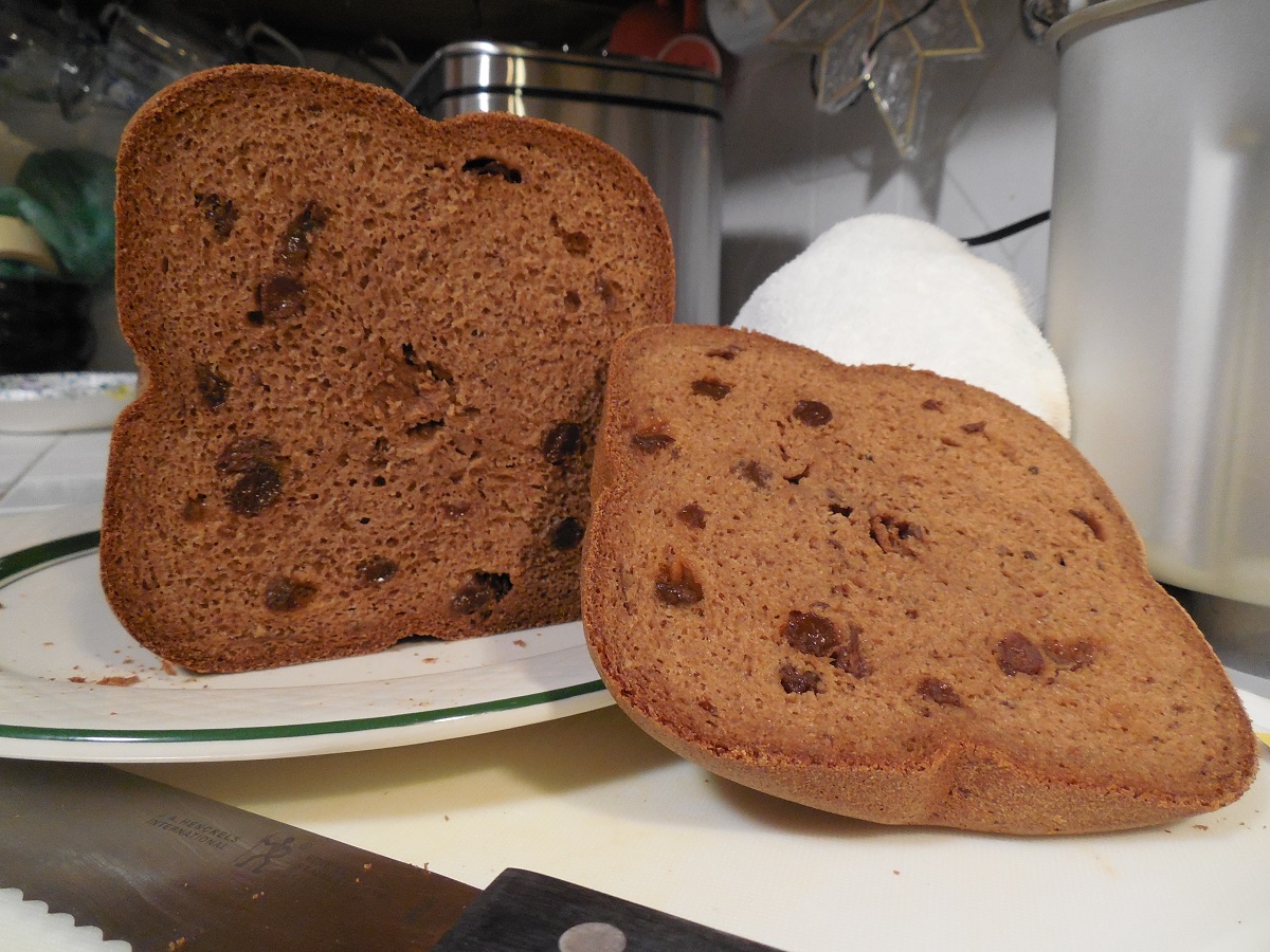 My frist experiment cinnamon raisin bread