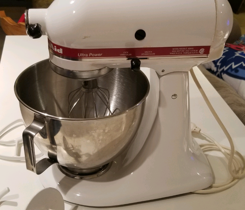 KitchenAid Mixer model KSM90 and attachments - Texas Online Auction House