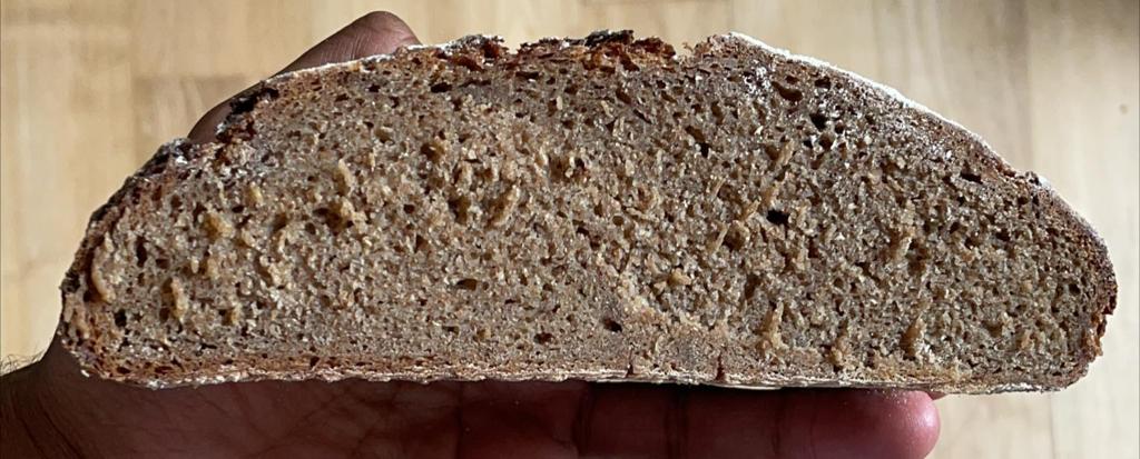 Underproofed 100% rye bread?