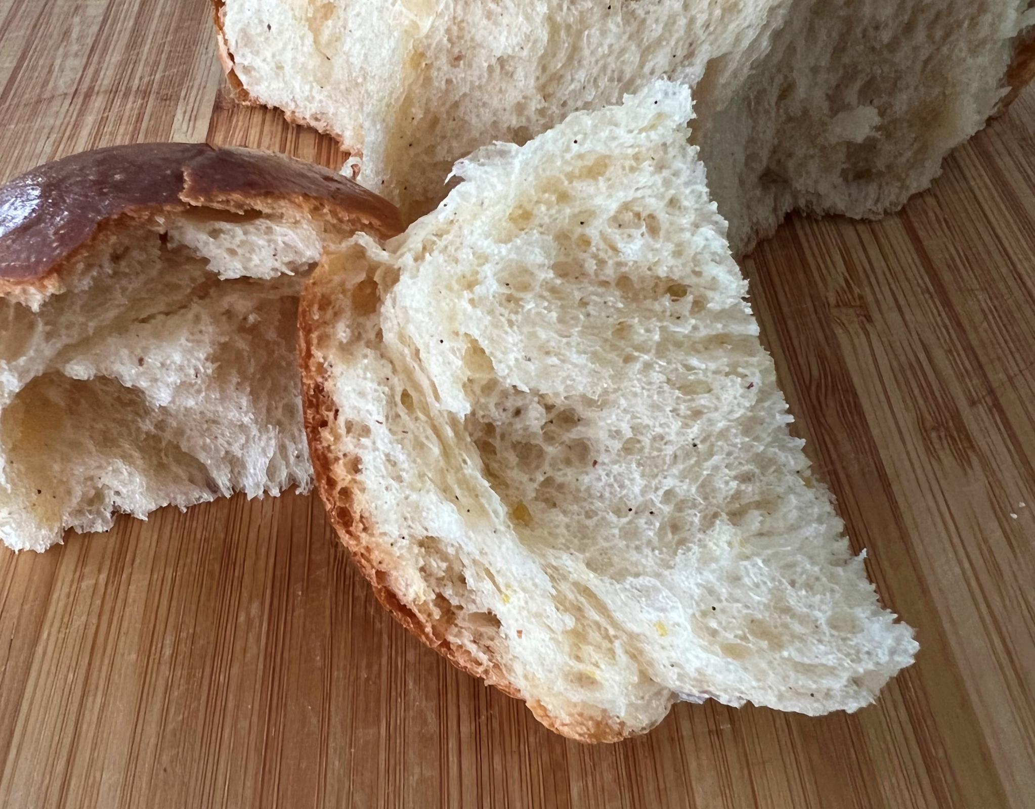 Portuguese sweet bread crumb 2