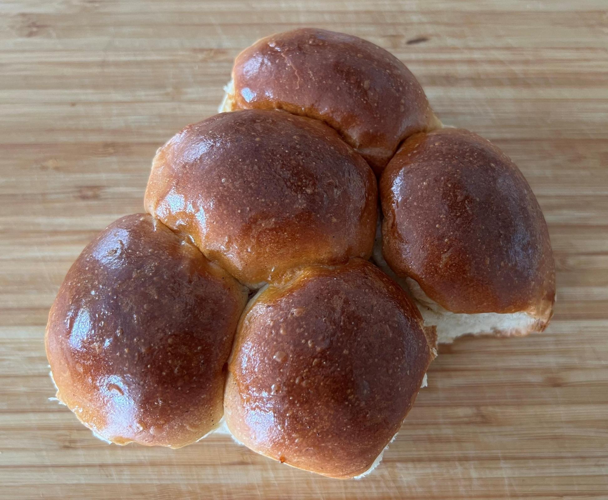 Portuguese sweet bread baked 2