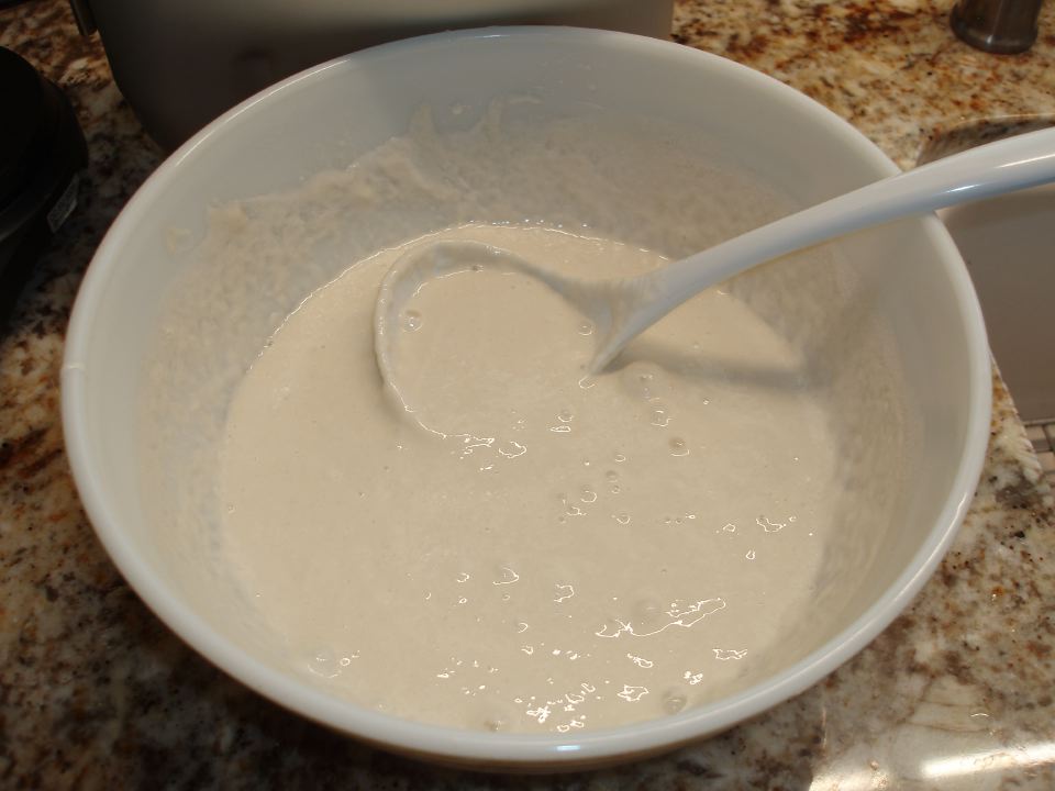 Sourdough Starter after Stirring