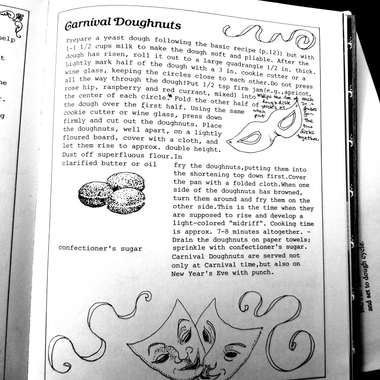 Old-School Bavarian Carnevale Berliner Krapfen Instructions