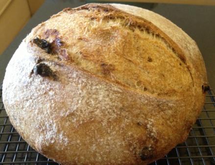 hazelnut & cherry boule