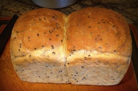 Sesame sandwich loaf