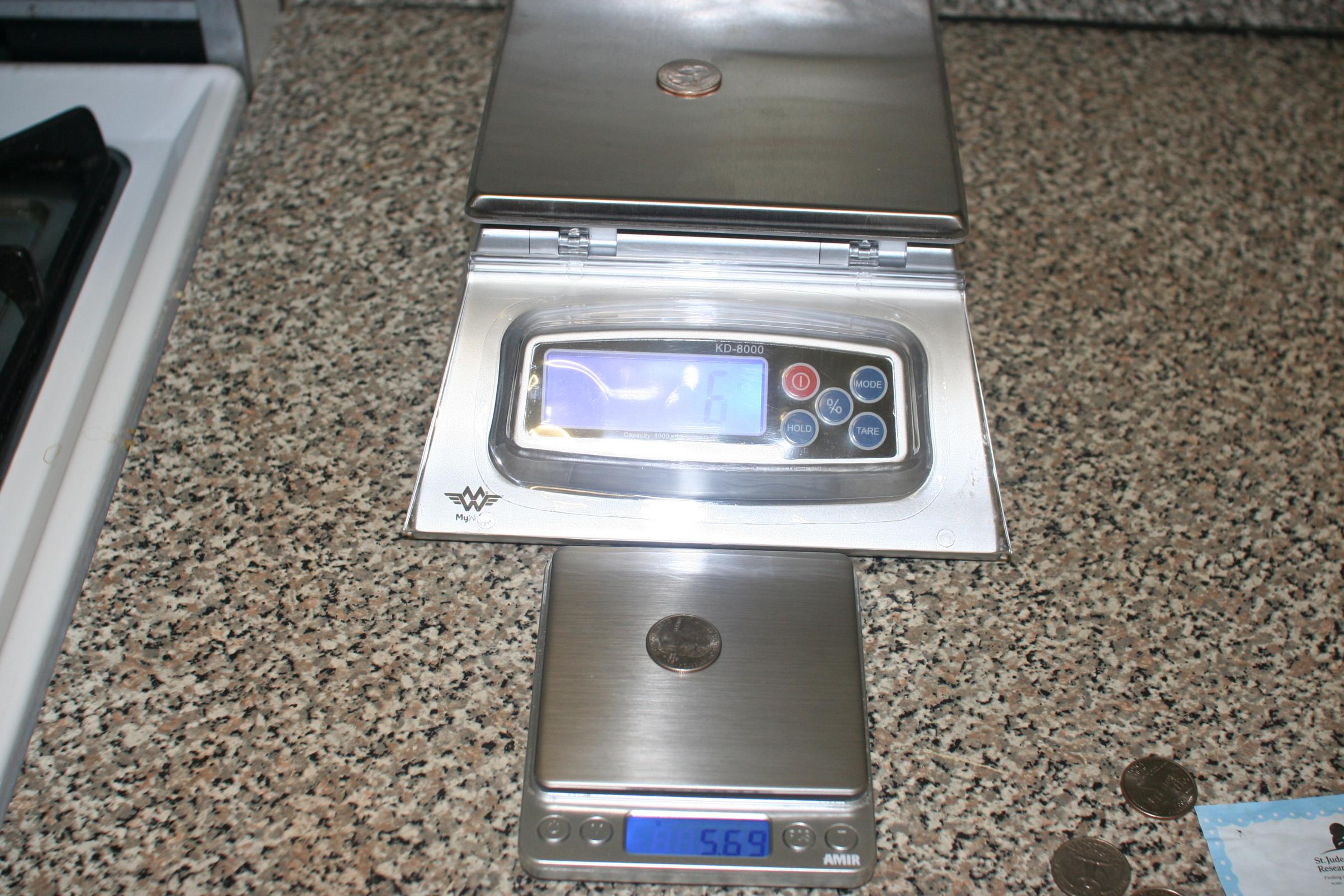 Kitchen Scale - Bakers Math Kitchen Scale - KD8000 Scale by My Weight Silver