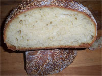 Artisan Dutch Oven Semolina Bread - Lexa's Recipes