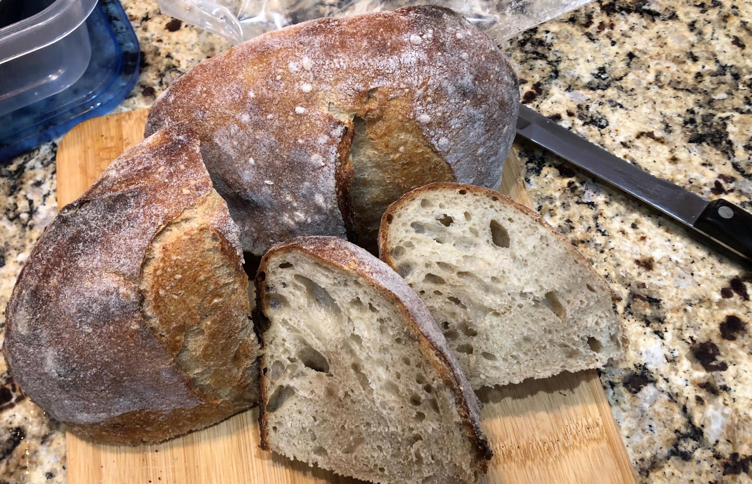 First SD Loaf - crumb