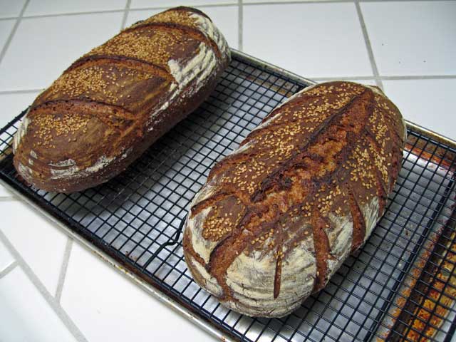 Sausage cut (on the left) and Chevron cut (on the right)