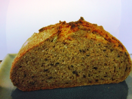 3 Seed rye crumb