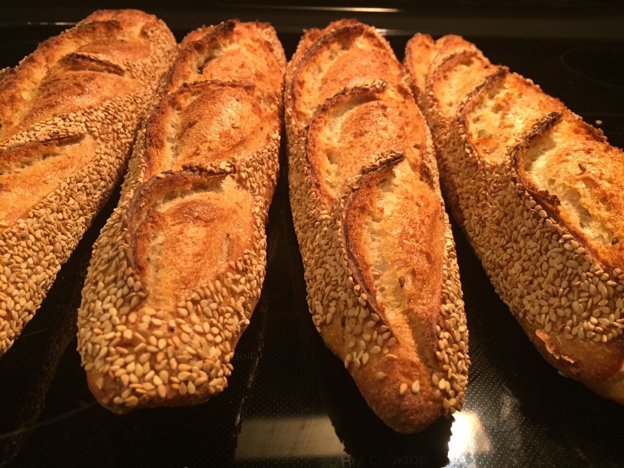 Weekend Bakery Semolina and Sesame Baguettes, alfanso style | The Fresh ...