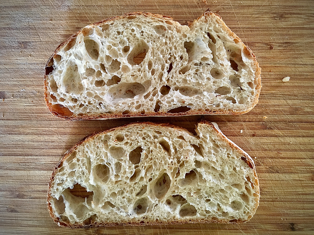 Open Crumb Sourdough Bread — Delectably Mine