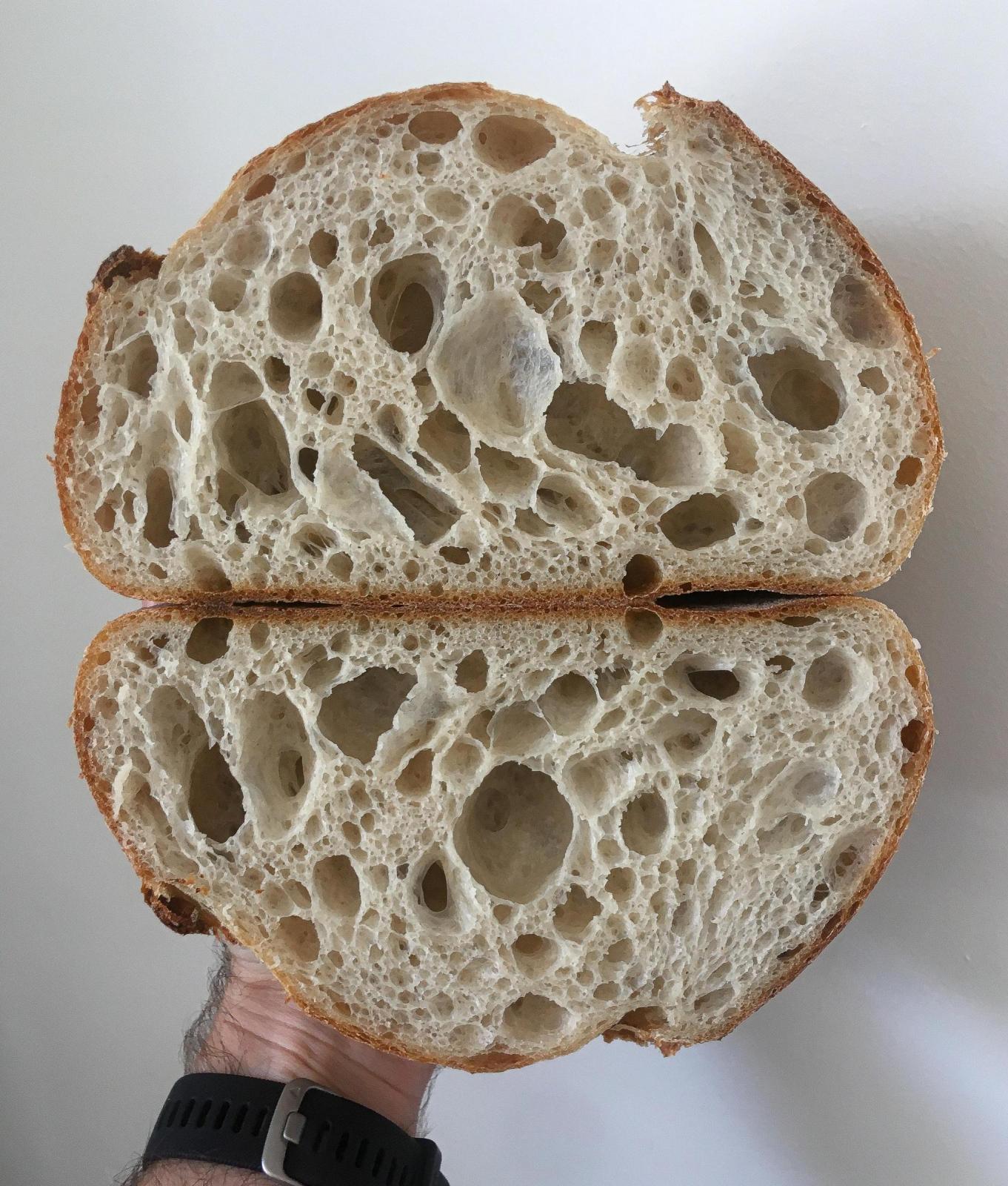 Full Proof Baking's basic open crumb sourdough : r/Sourdough