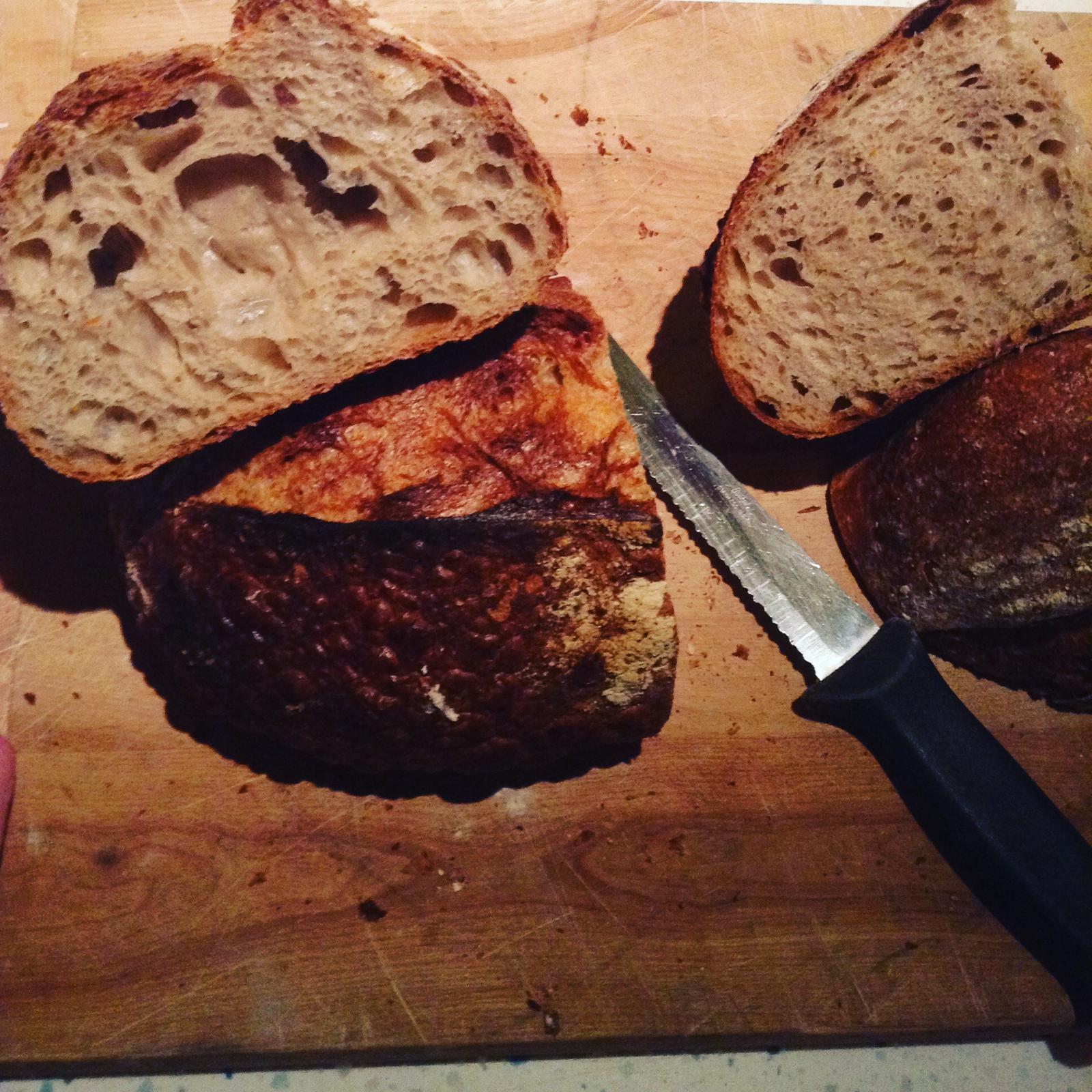 Country Levain and Oat Levain