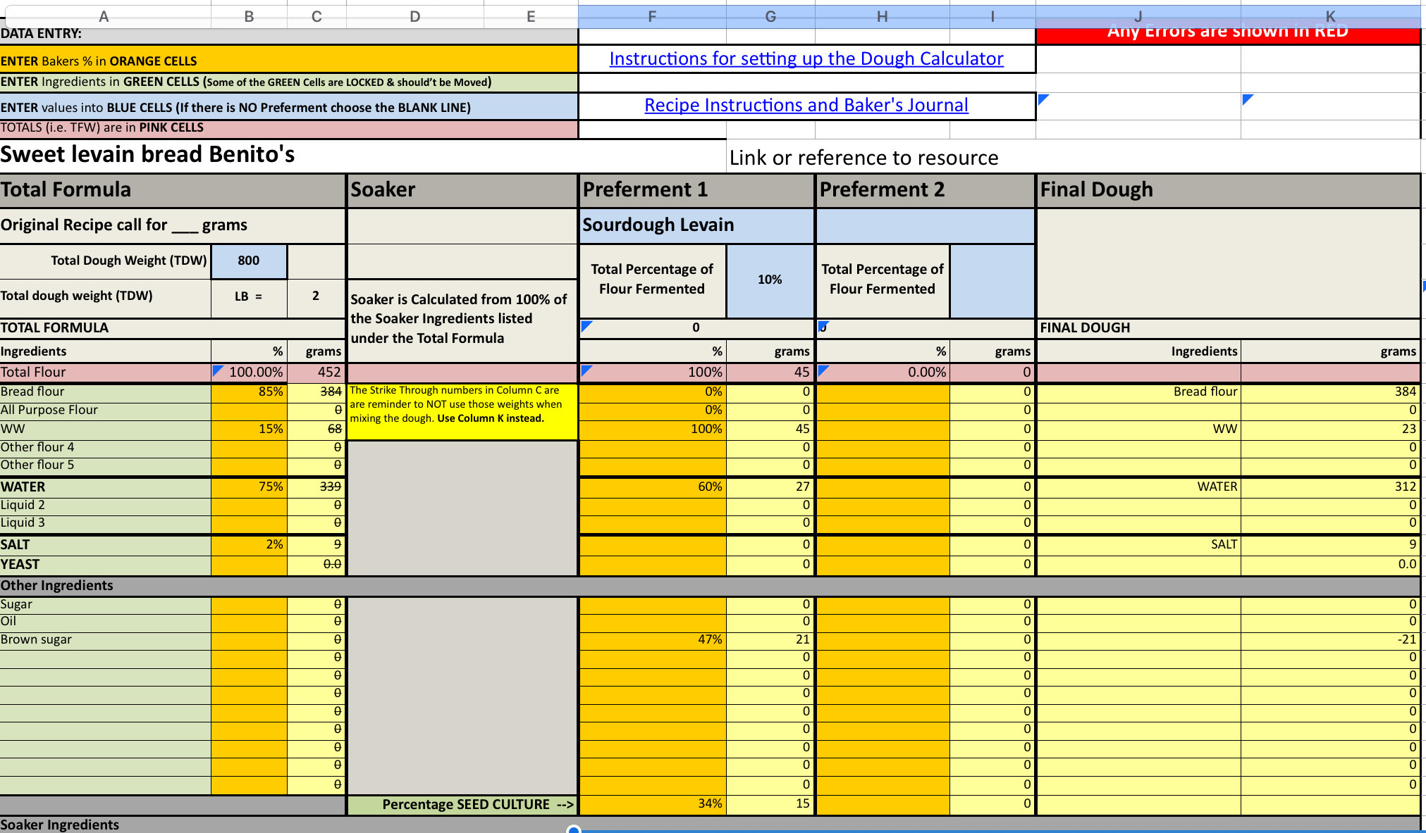 spreadsheet