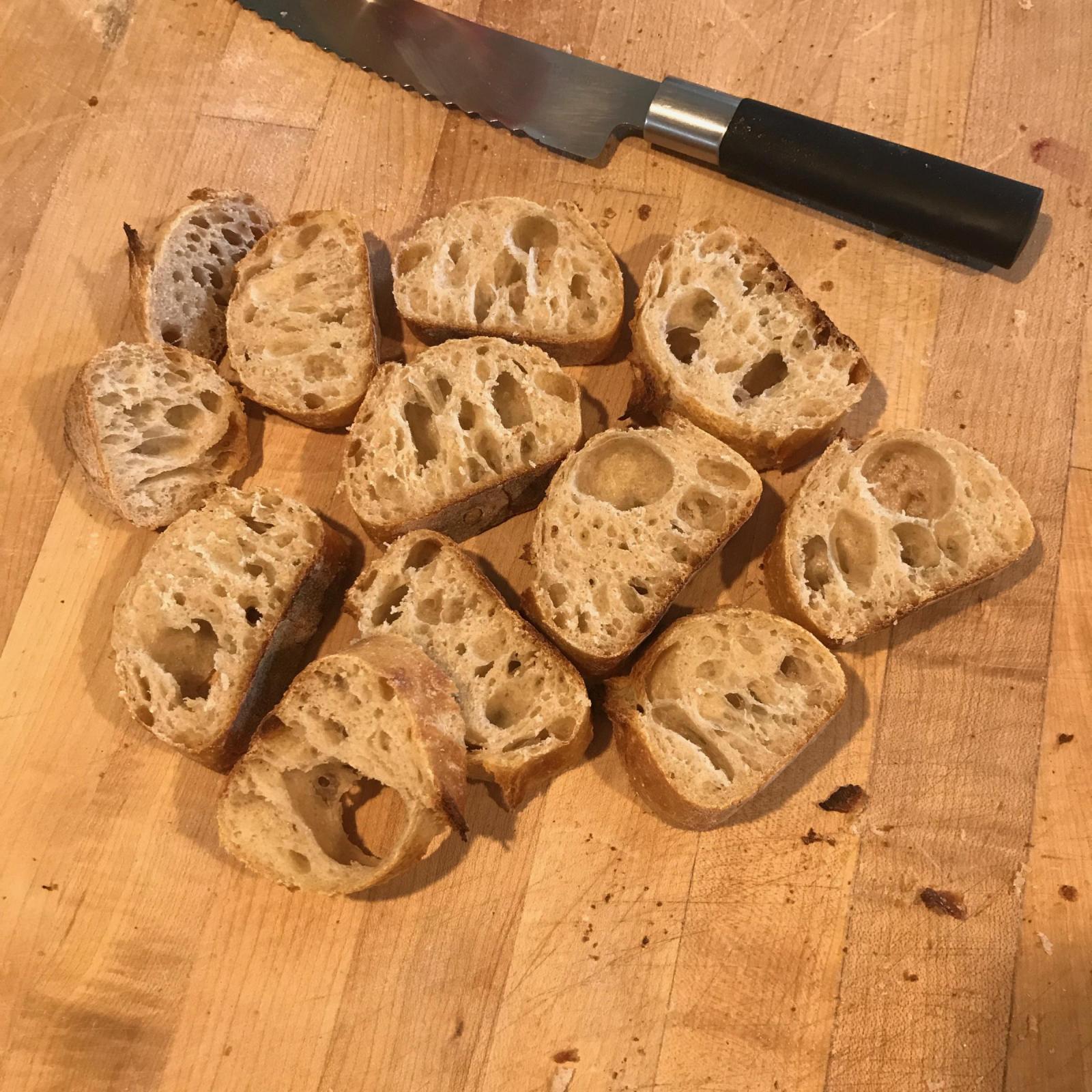 baguette crumb