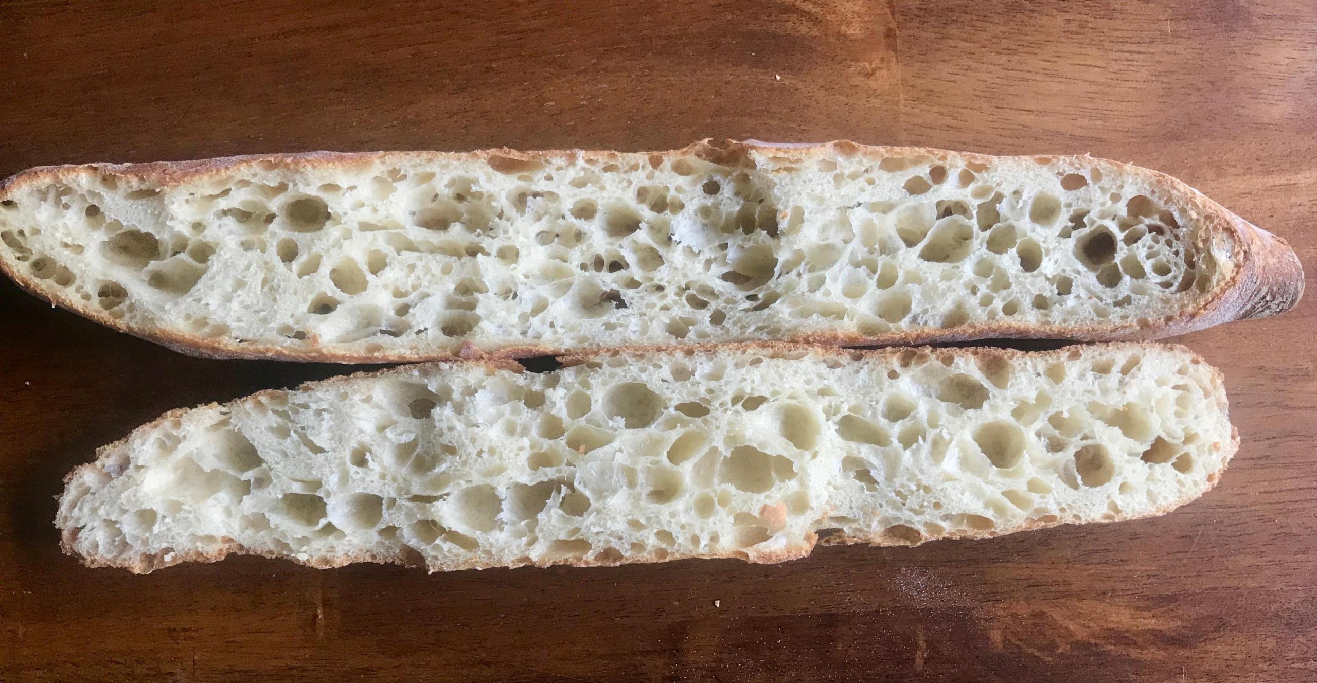 french flour crumb