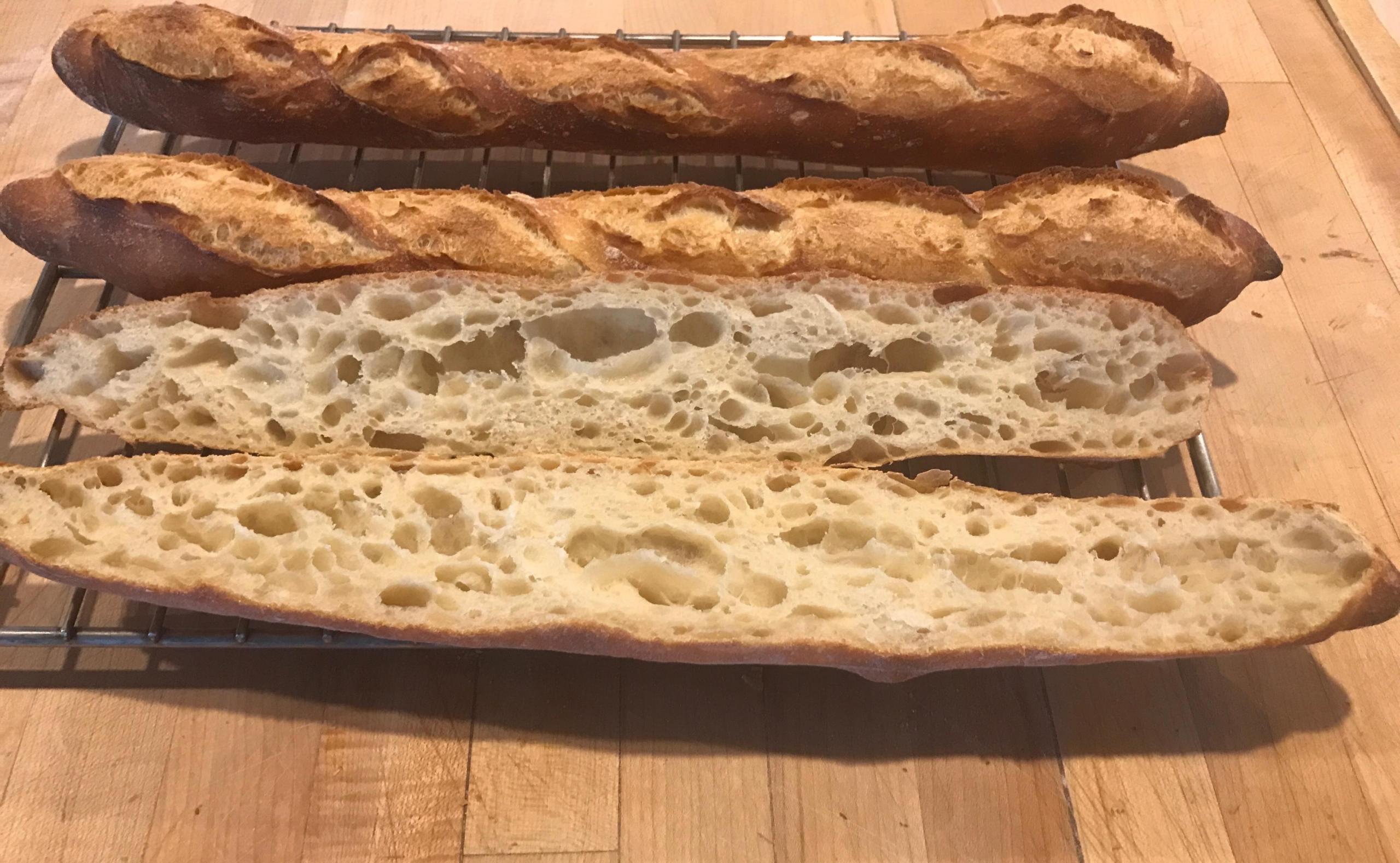 baguette crumb