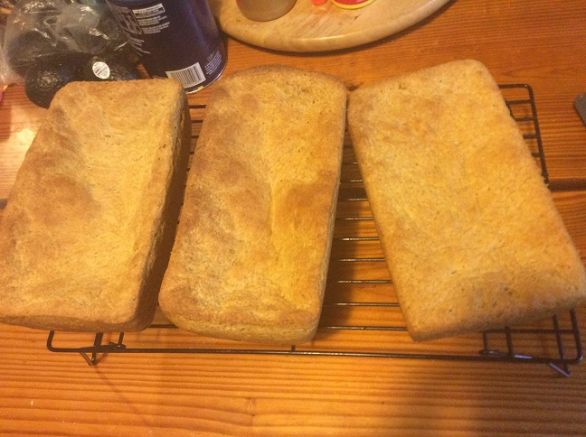 After baking