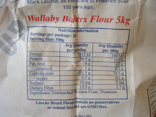 bread flour 11.9% protein
