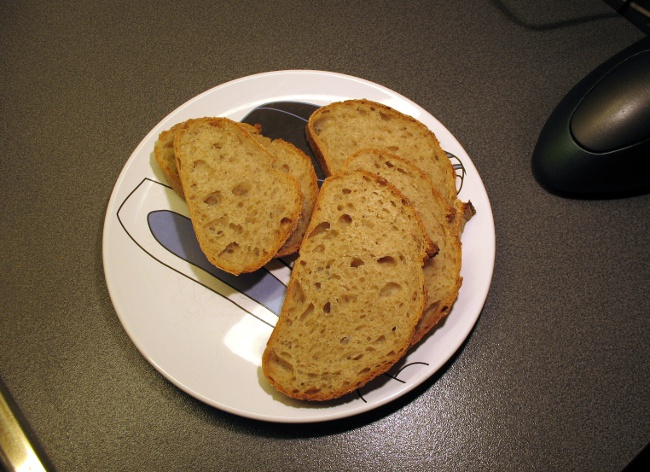 Crumb: Pain au Levain with rye starter