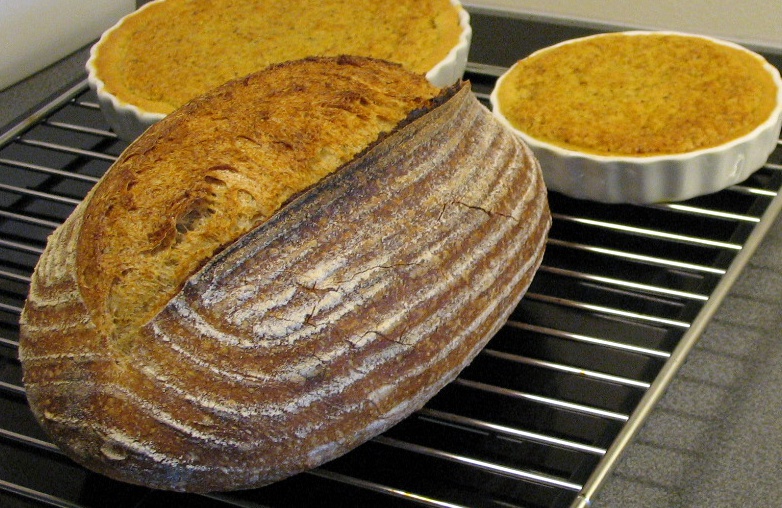 Crust: Pain au Levain with rye starter