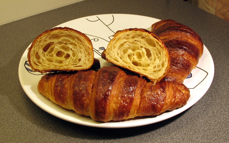 Croissant crumb