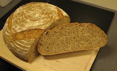  Whole wheat sourdough