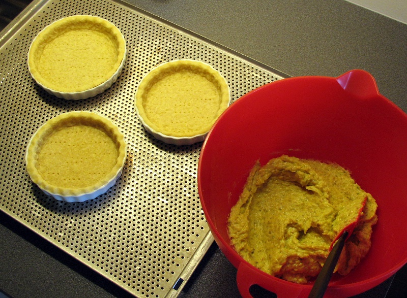 Pistachio frangipane tarts