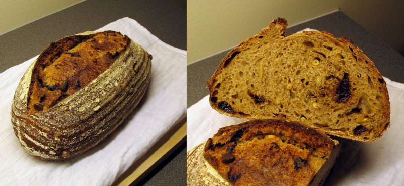 Prune & nut levain