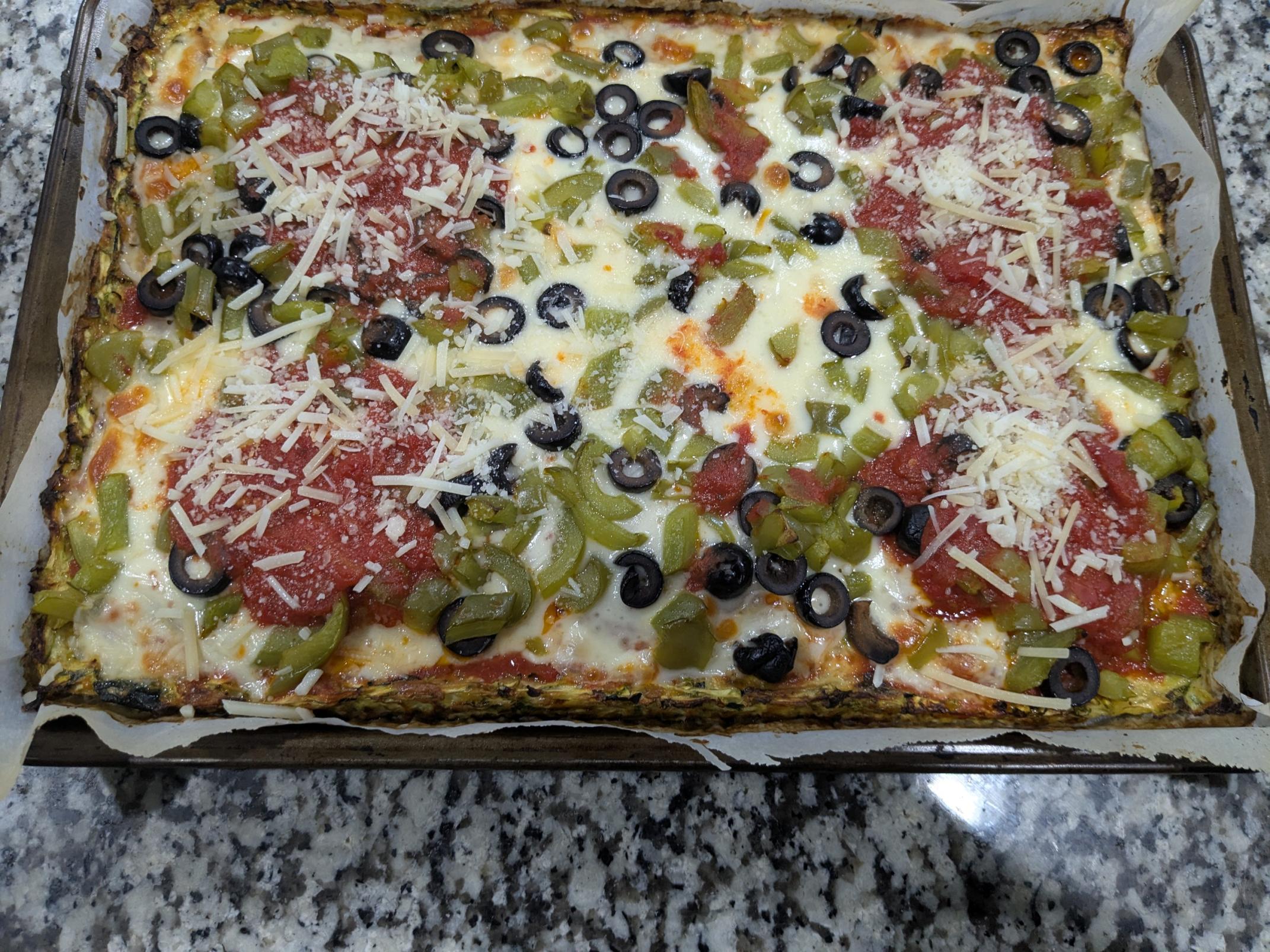 Zucchini crust 