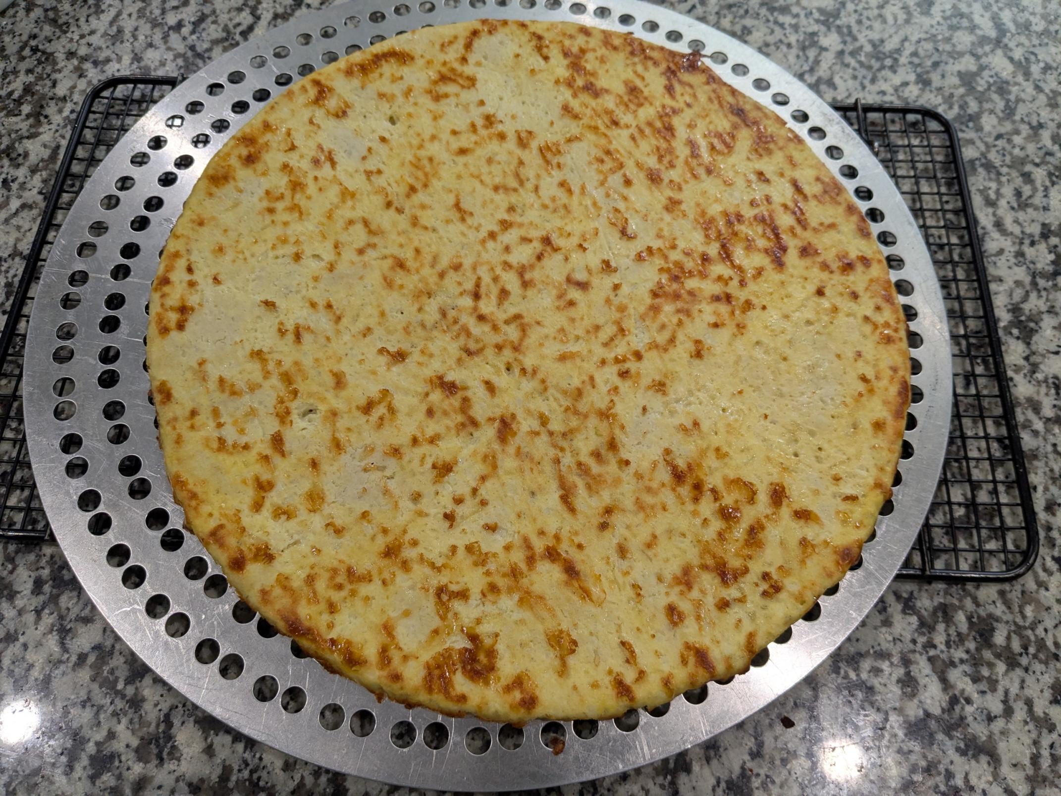 Cauliflower pizza crust 