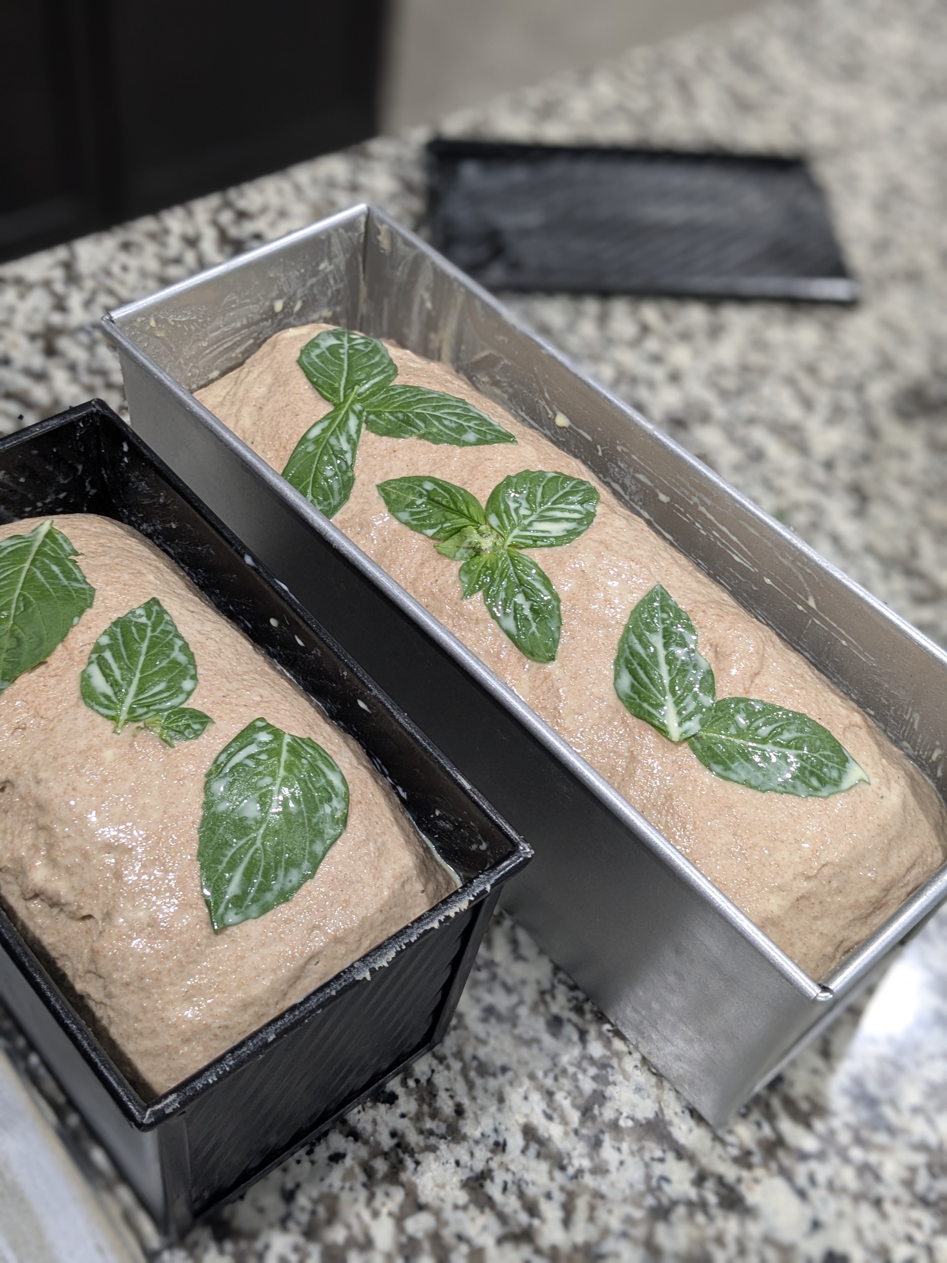 Basil topping 