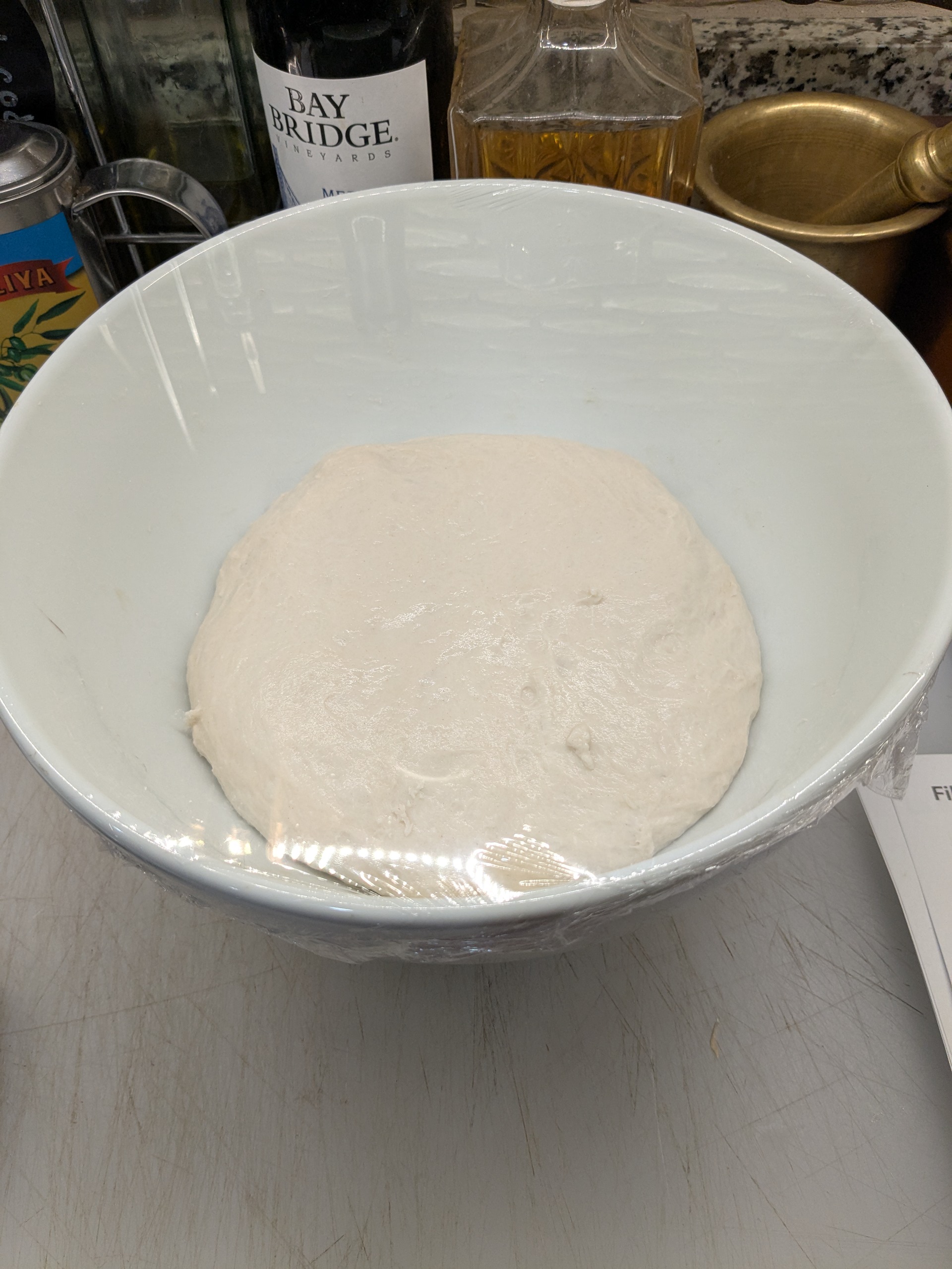 Parisian baguette dough.