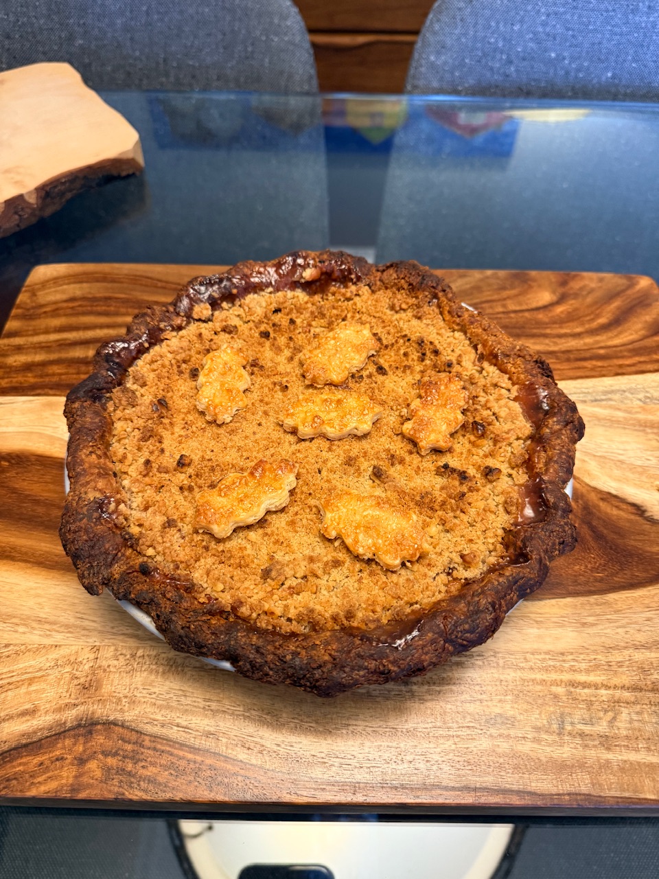 Rhubarb Walnut Streusel Pie | The Recent Loaf